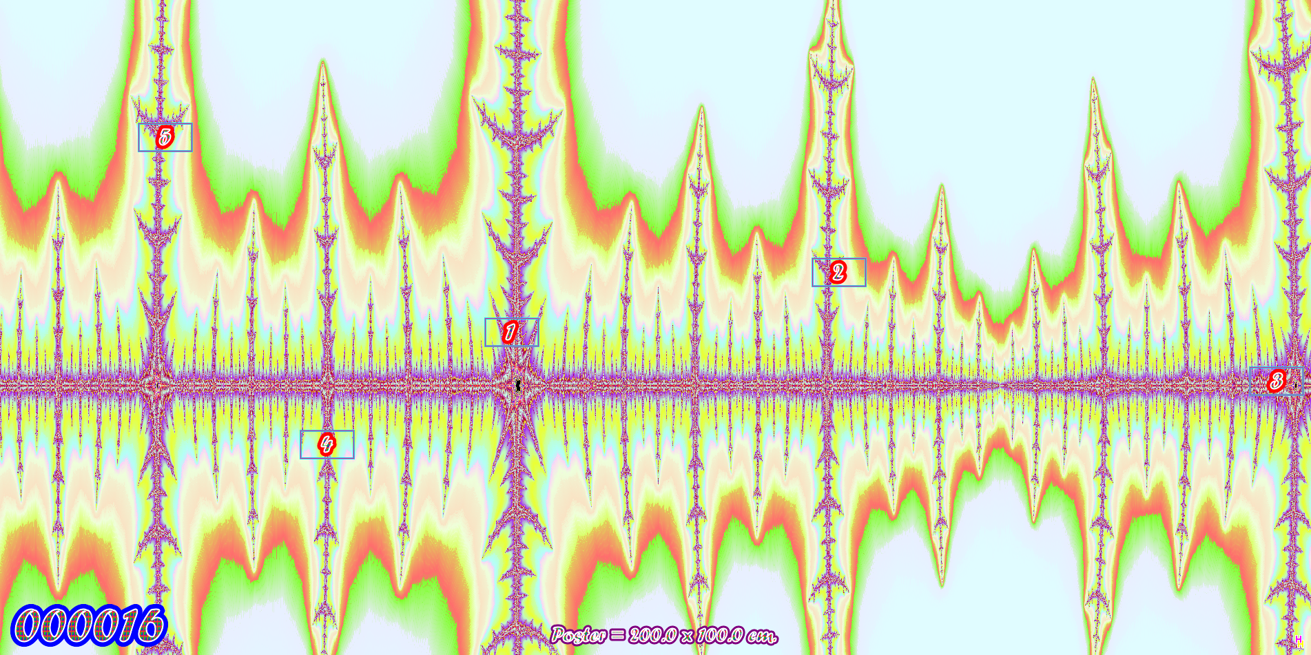 Fractal kunst nr. 000016.