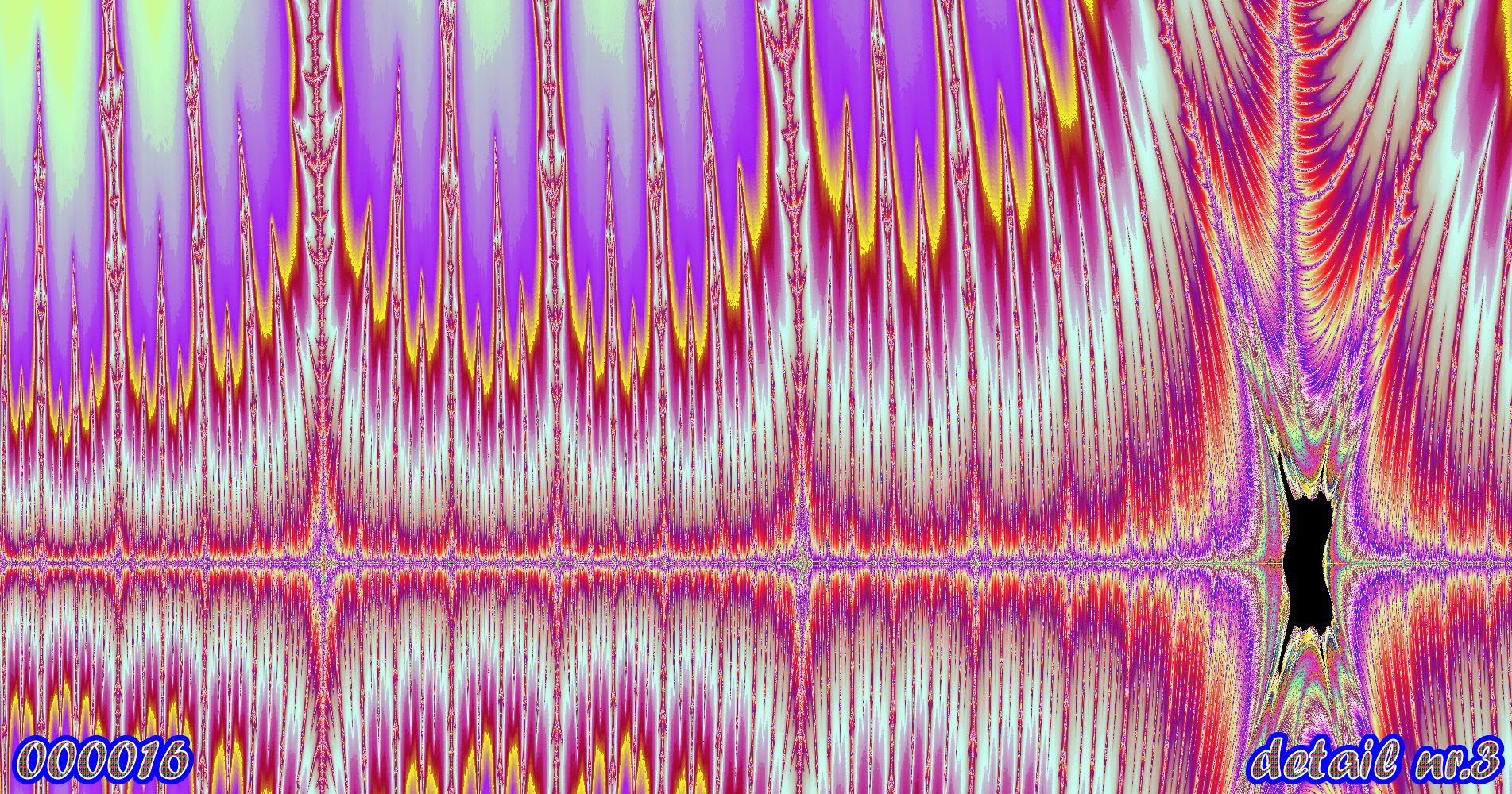 fractal kunst nr. 000016 ,detail nr. 3