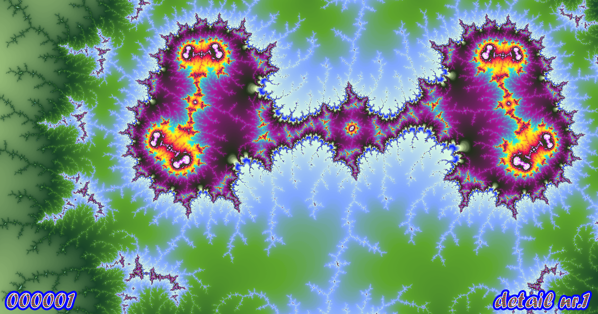 fractal art nr. 000001 ,detail nr. 1
