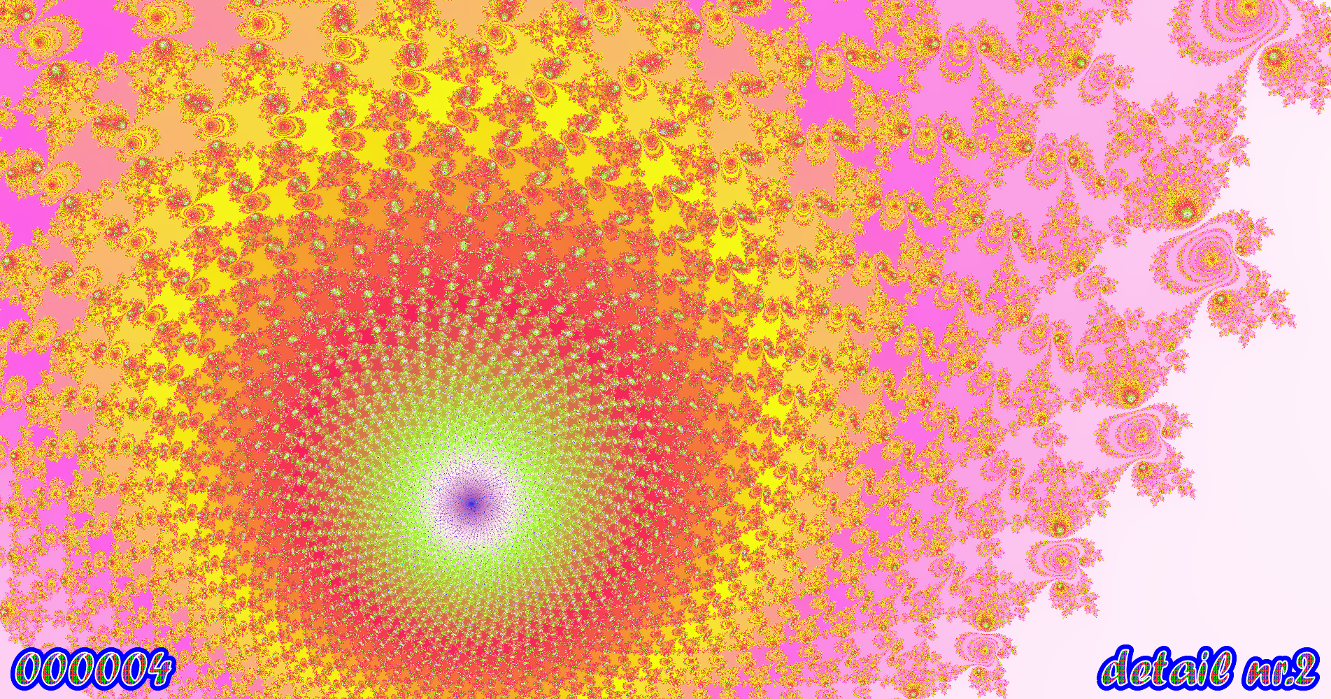 fractal kunst nr. 000004 ,detail nr. 2