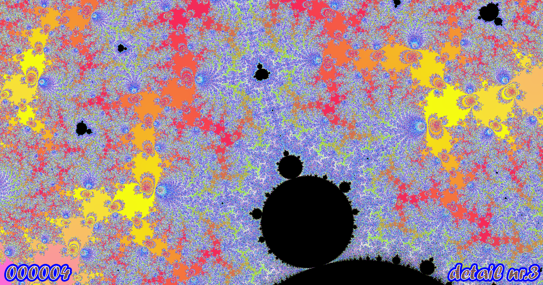 fractal kunst nr. 000004 ,detail nr. 3