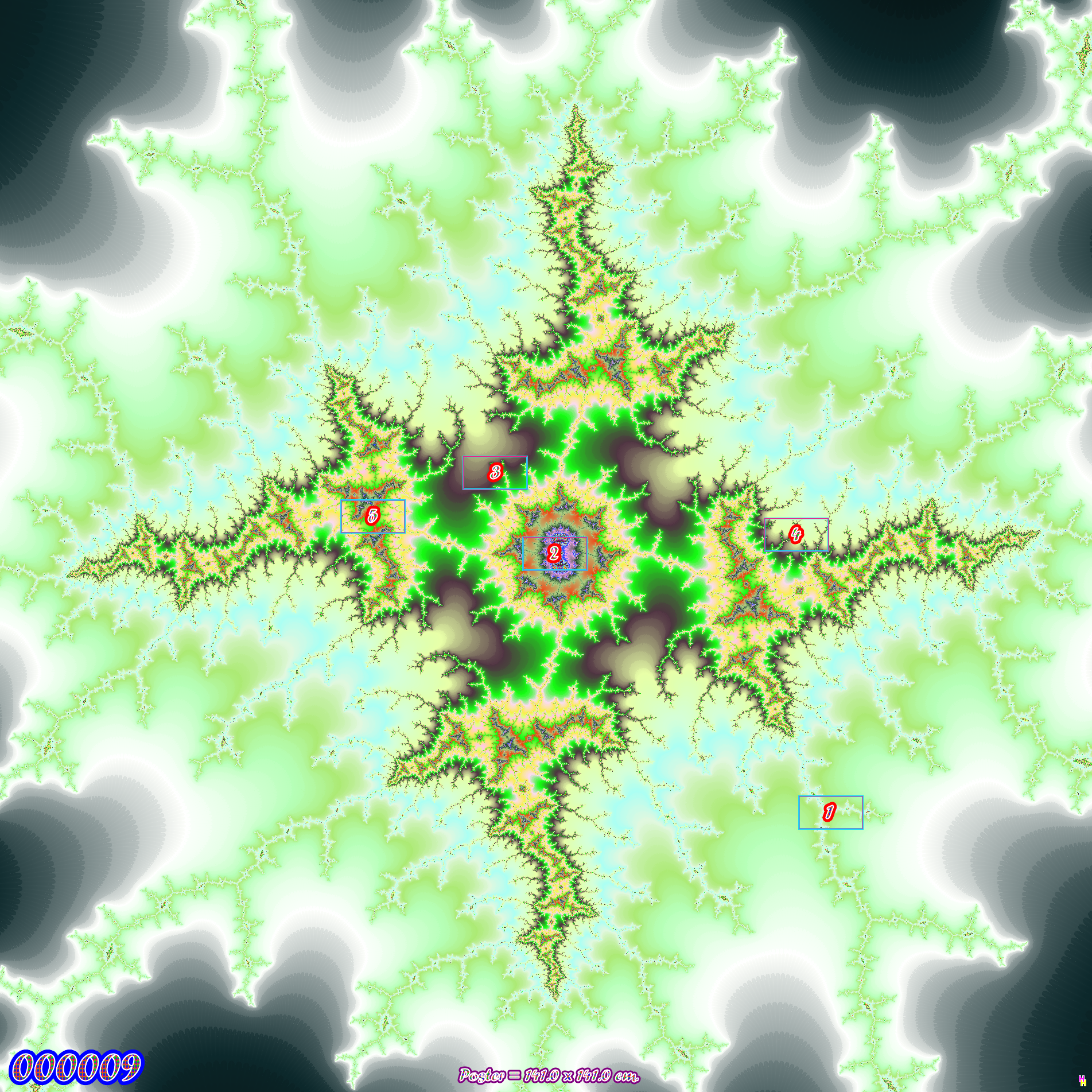 Fractal kunst nr. 000009.