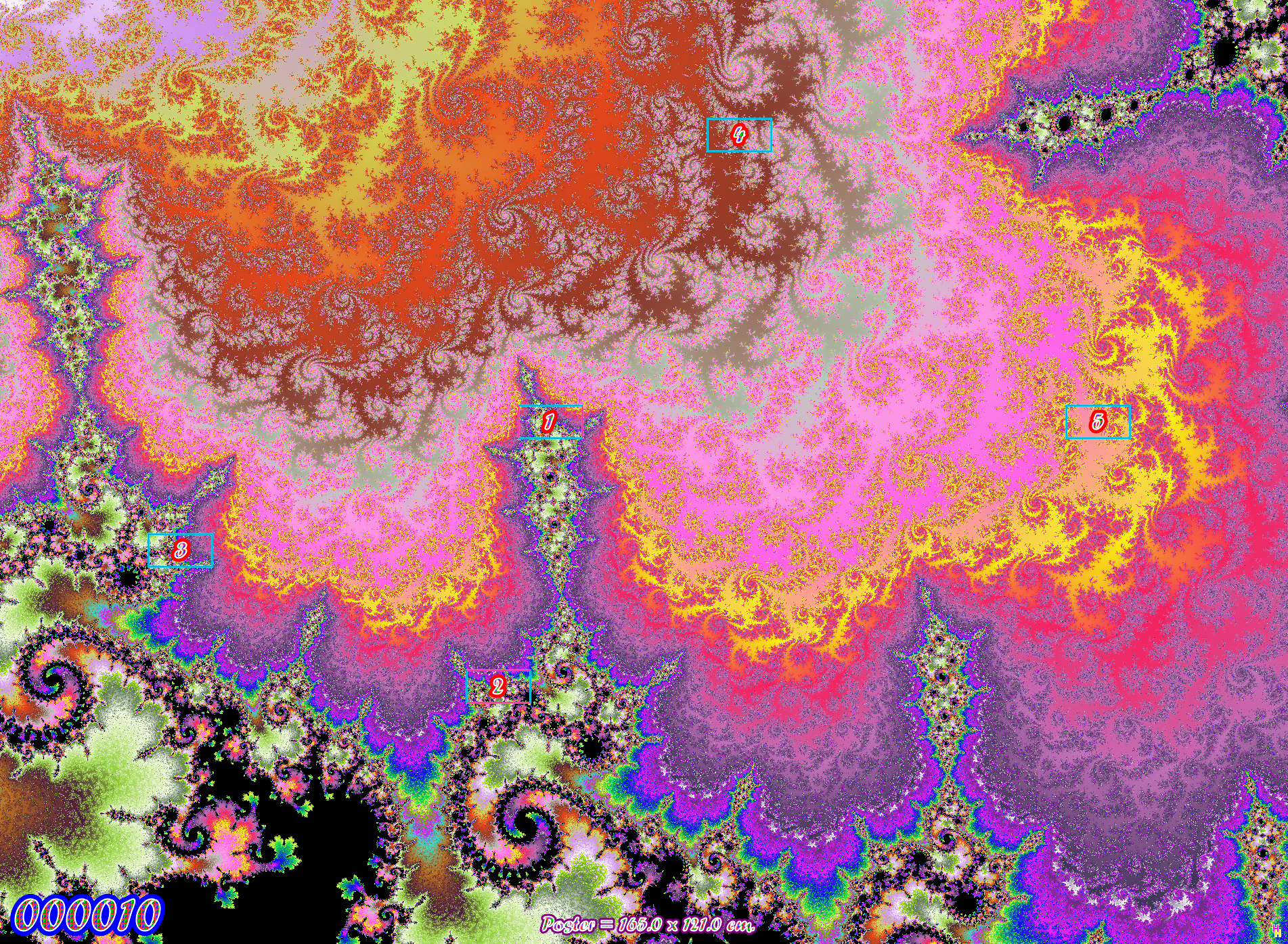 Fractal kunst nr. 000010.