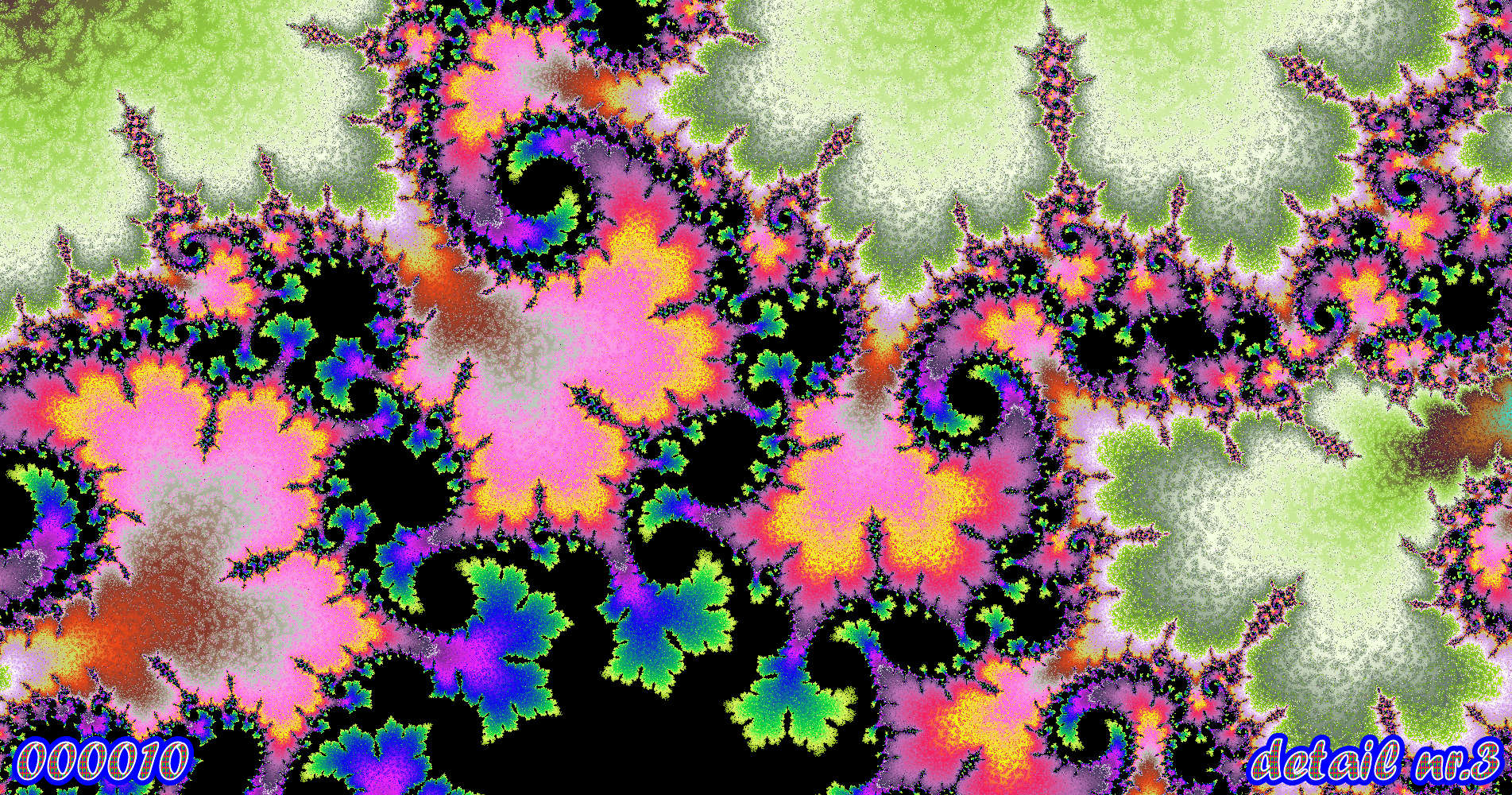fractal kunst nr. 000010 ,detail nr. 3