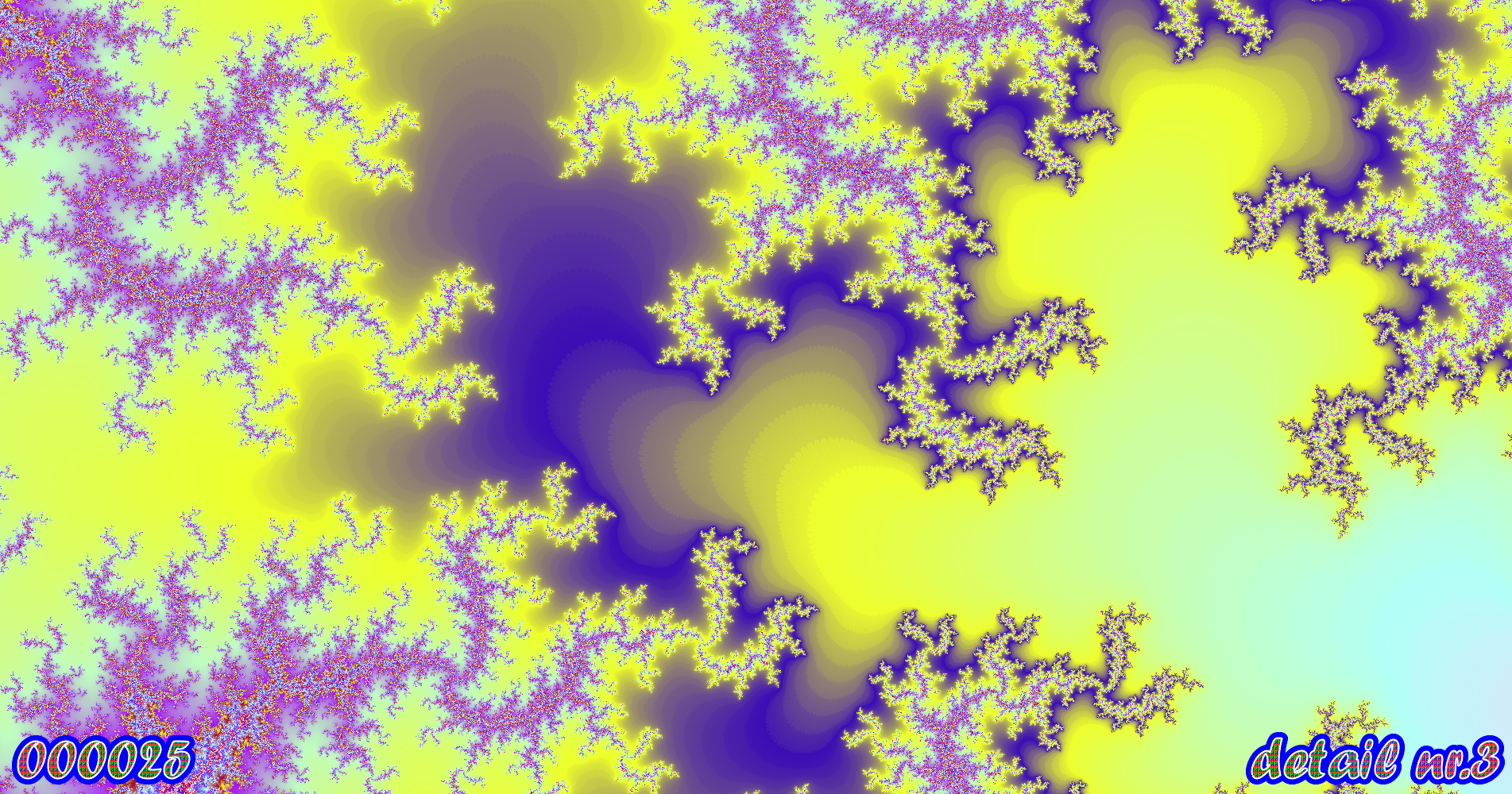fractal kunst nr. 000025 ,detail nr. 3