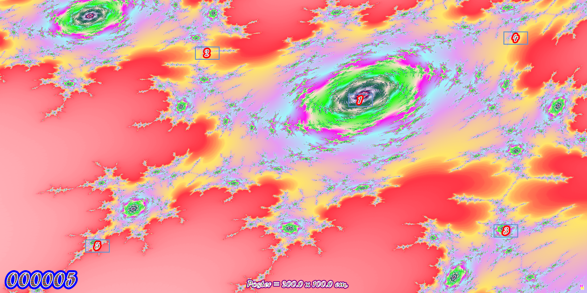 Fractal kunst nr. 000005.