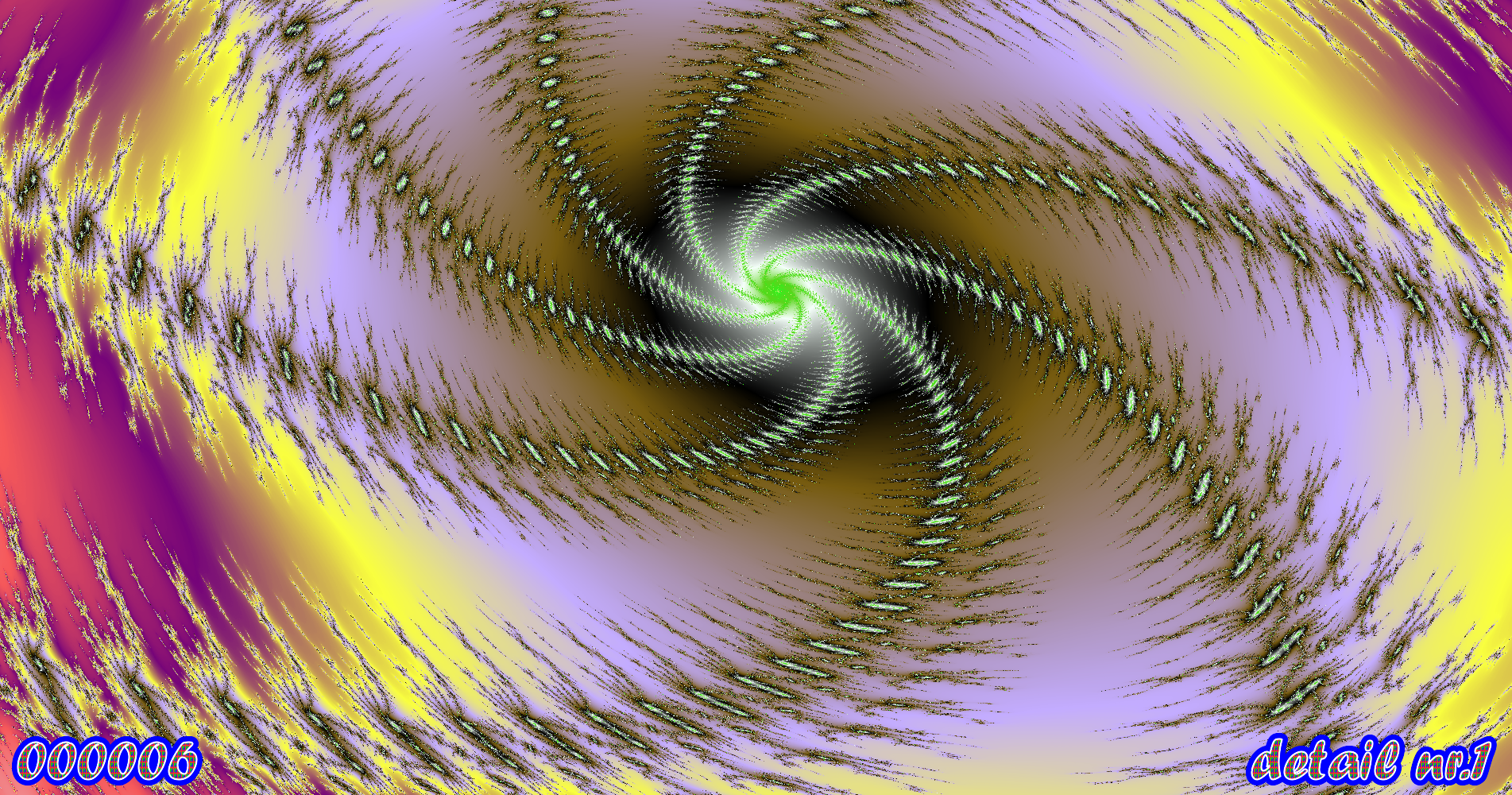 fractal kunst nr. 000006 ,detail nr. 1