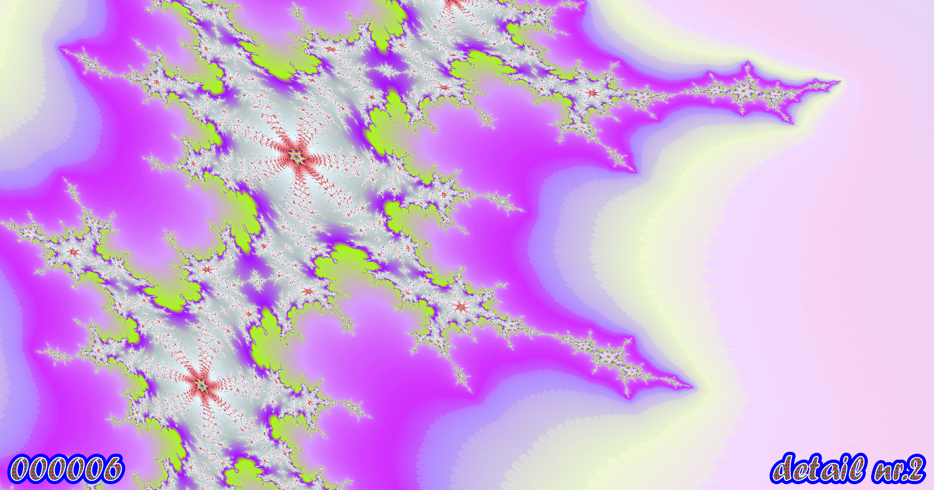 fractal kunst nr. 000006 ,detail nr. 2