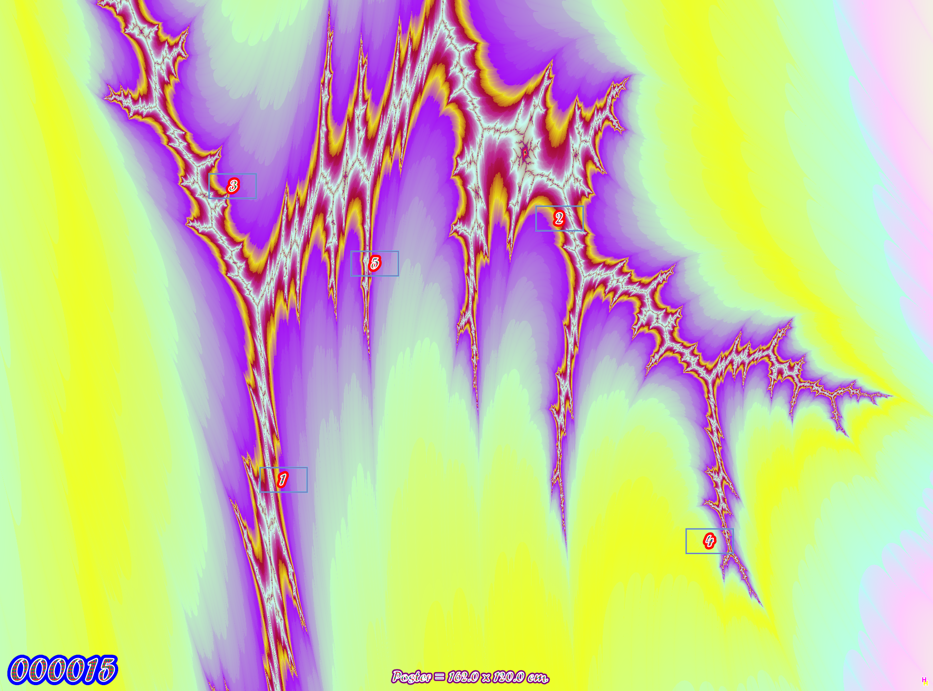 Fractal kunst nr. 000015.