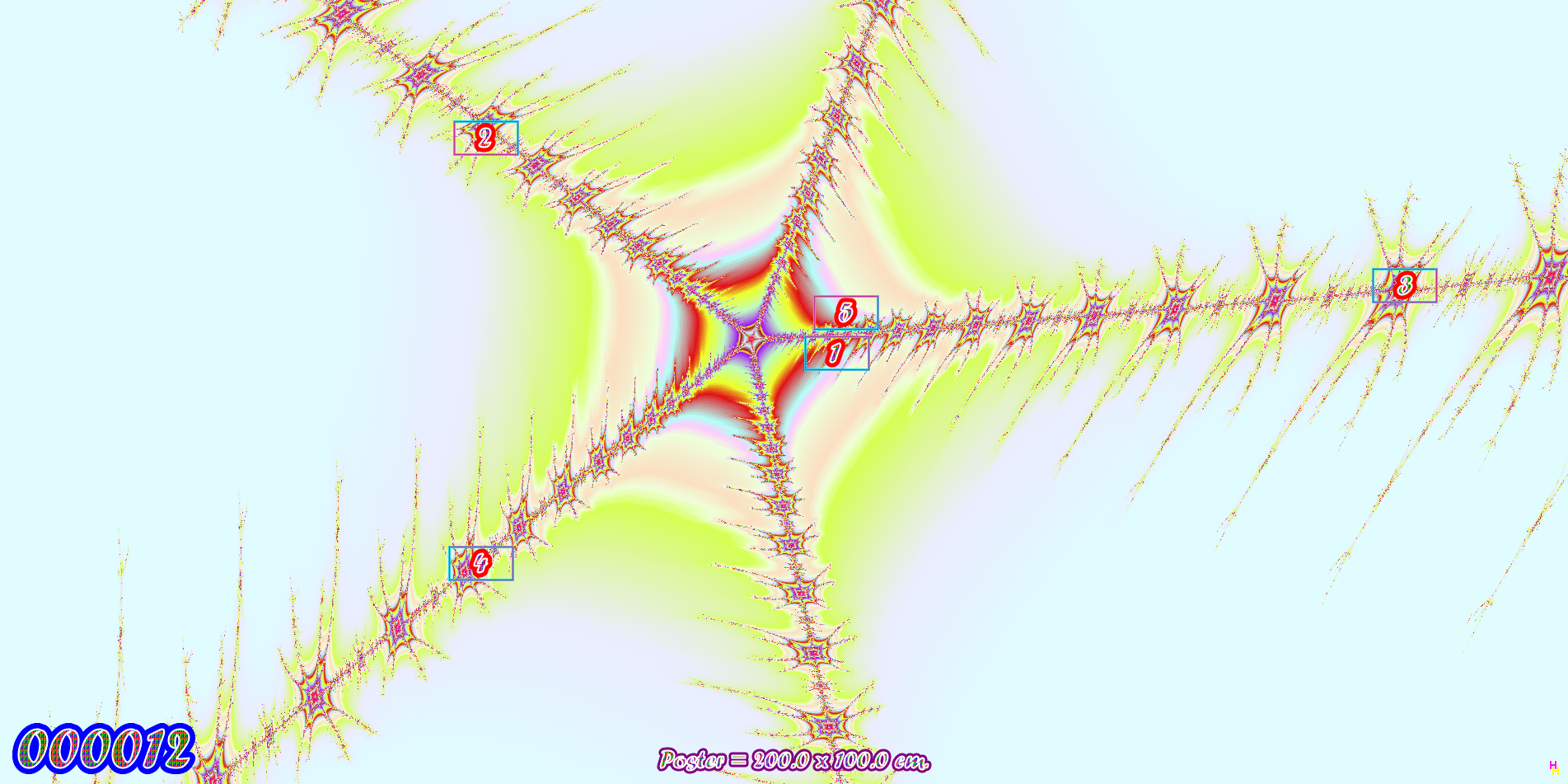 Fractal kunst nr. 000012.