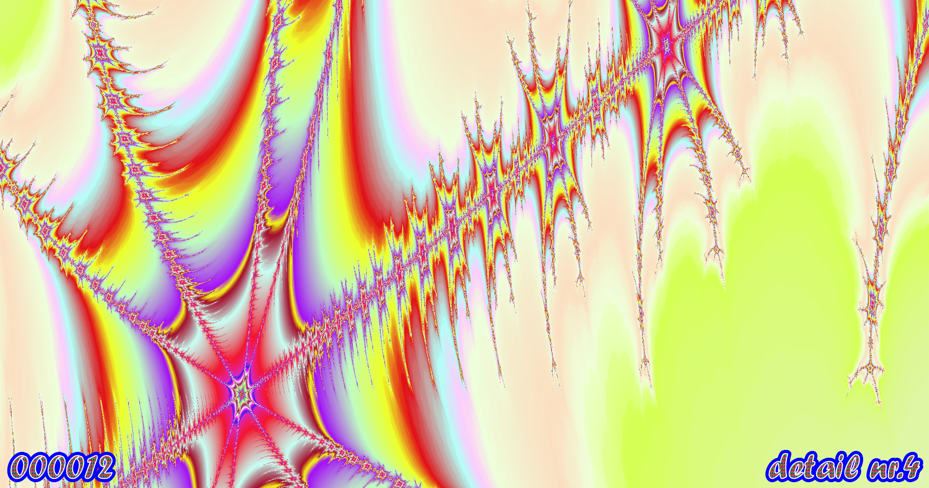 fractal kunst nr. 000012 ,detail nr. 4